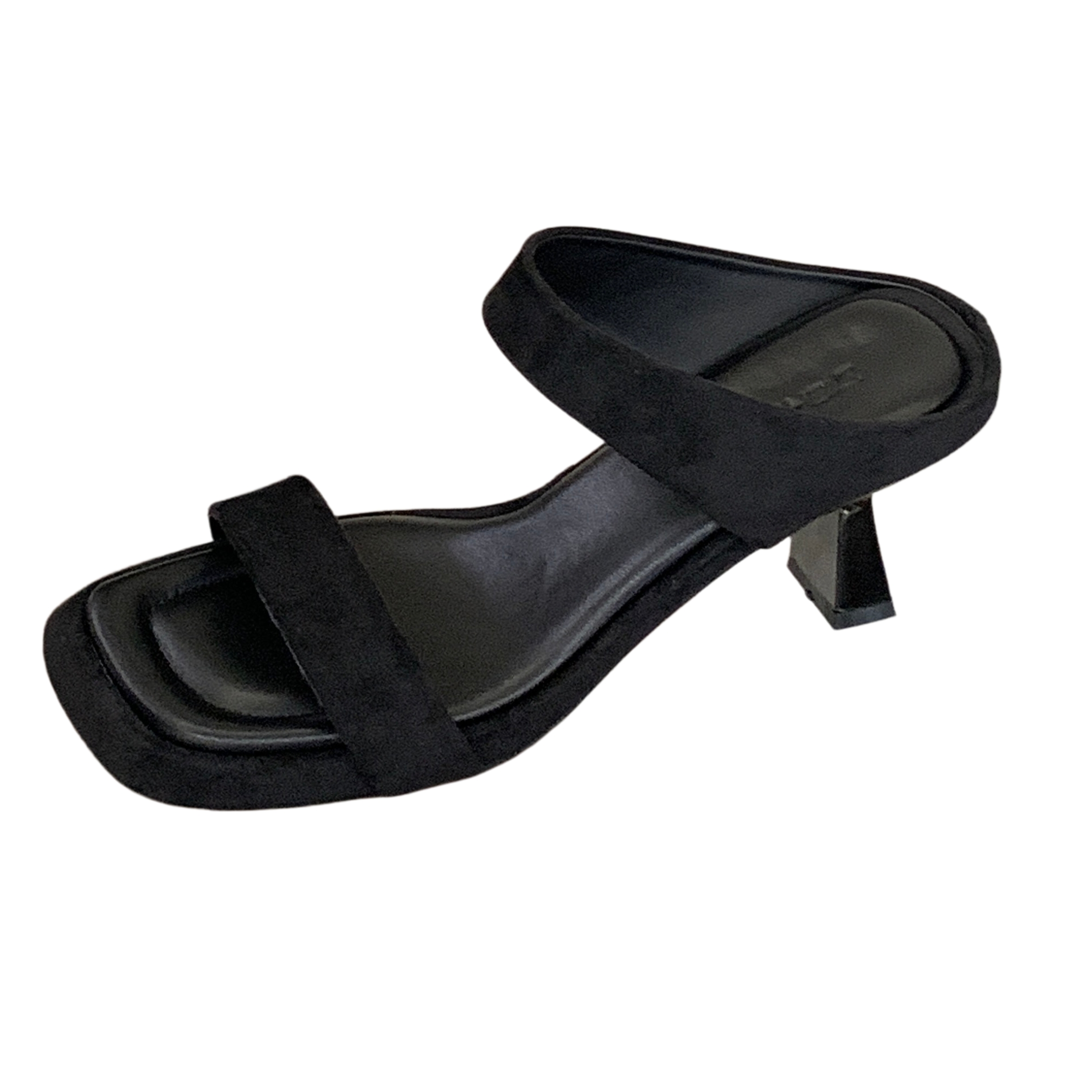 2026 Summer New Open Toe Slippers Women's Casual Chunky Heel Square Toe High Heel Sandals - Image 5